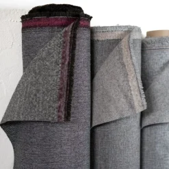 Enfärgade Möbeltyger<Nordisk Textil Denver grey - Modernt och prisvärt möbeltyg