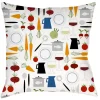 Mönstrade Kuddfodral<Arvidssons textil Dinner multi kuddfodral
