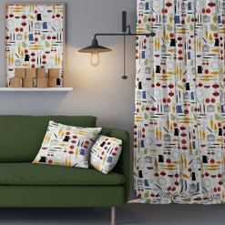 Gardintyger Mönstrade|Arvidssons Textil<Arvidssons textil Dinner multi tyg