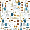 Gardintyger Mönstrade|Arvidssons Textil<Arvidssons textil Dinner petrol tyg