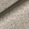 Gardintyger Mönstrade< Dog cartoon tyg med tecknade hundar
