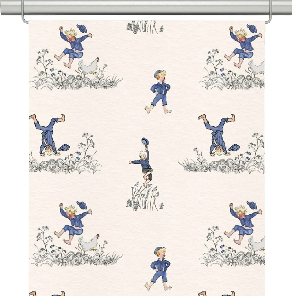 Panelgardiner<Arvidssons textil Emils Glädjeskutt beige panelgardiner