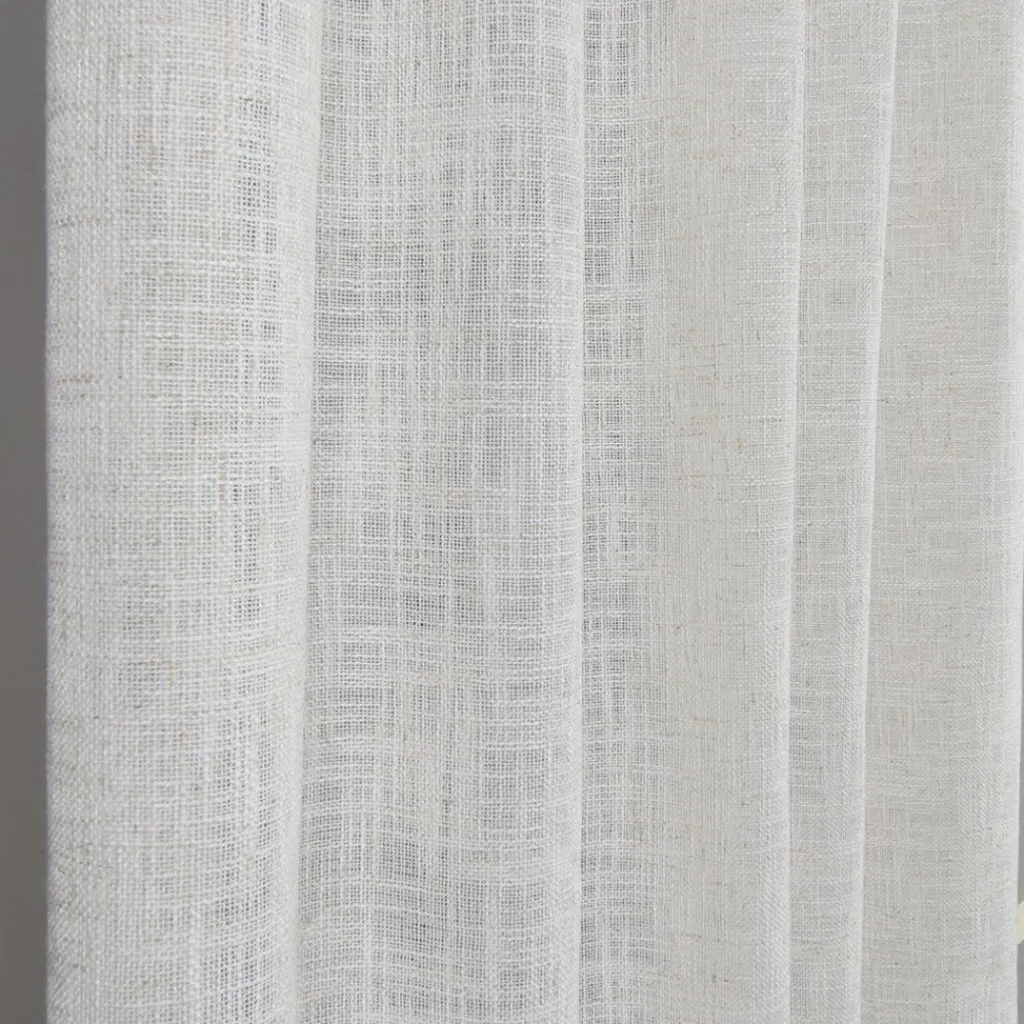 Gardiner Enfärgade<Fondaco Enzo gardiner – elegant kombination av polyester och lin