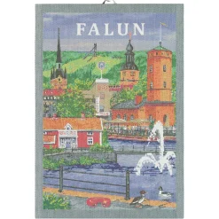 Kökshandduk<Ekelund Falun kökshandduk 35X50 - s Linneväveri