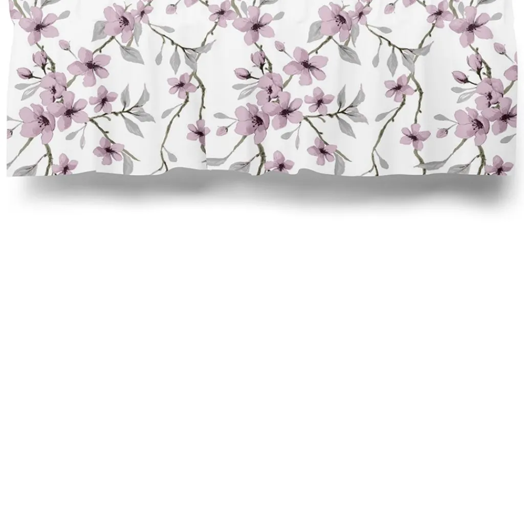 Gardinkappor Mönstrade<Arvidssons textil Fägring rosa gardinkappa metervara