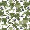 Gardintyger Mönstrade|Arvidssons Textil<Arvidssons textil Fikonträd grön tyg
