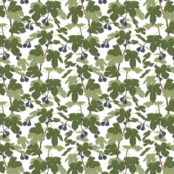 Gardintyger Mönstrade|Arvidssons Textil<Arvidssons textil Fikonträd grön tyg