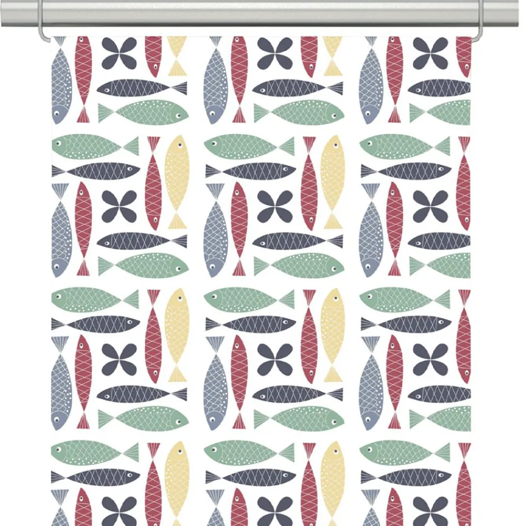 Panelgardiner<Arvidssons textil Fina fisken multi panelgardiner