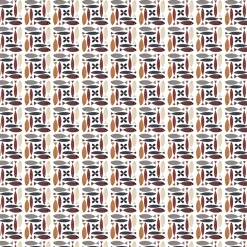 Gardintyger Mönstrade|Arvidssons Textil<Arvidssons textil Fina fisken rost tyg – lekfullt designat med retro känsla