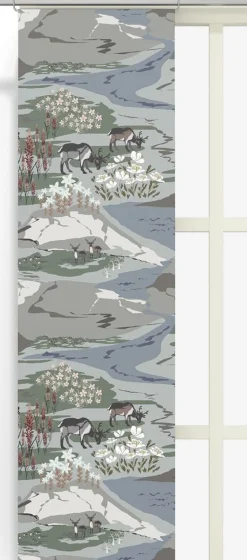 Panelgardiner<Arvidssons textil Fjällängar beige panelgardiner
