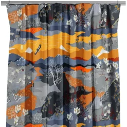 Gardiner Mönstrade<Arvidssons textil Fjällvandring orange gardiner