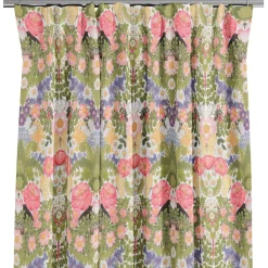 Gardiner Mönstrade<Arvidssons textil Fjärilsblom multi gardin