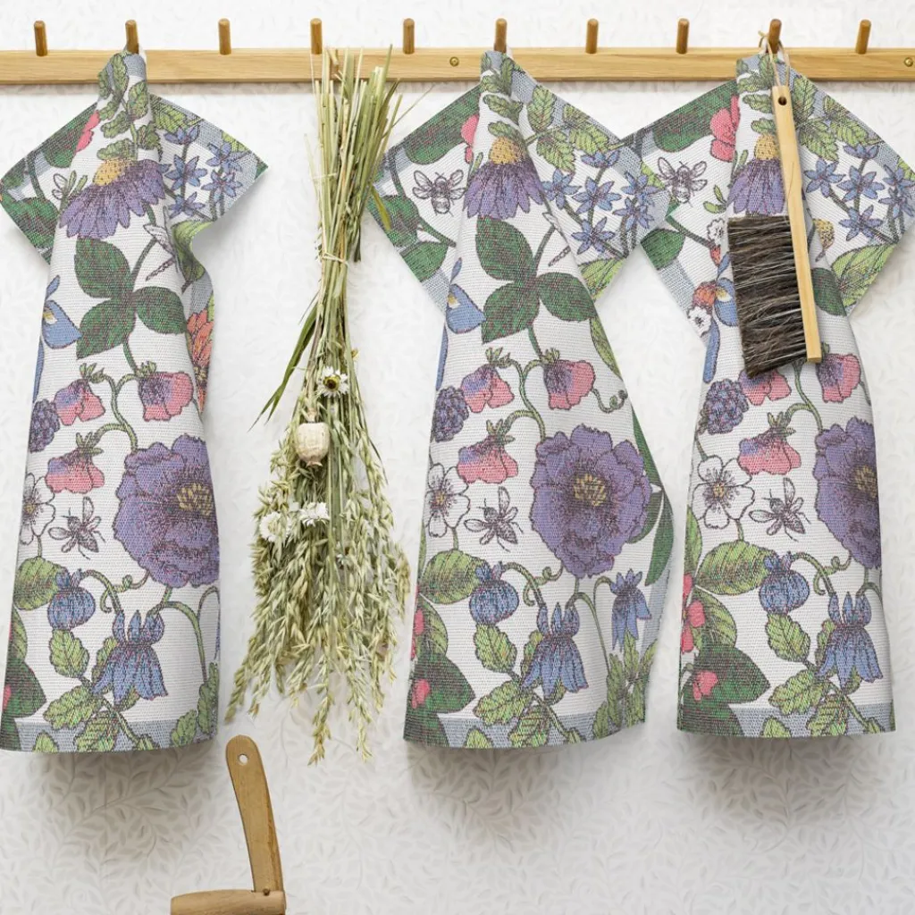 Kökshandduk<Ekelund Flora kökshandduk 35X50 - s Linneväveri