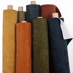 Enfärgade Möbeltyger<Nordisk Textil Flow poseidon möbeltyg – Mjuk & slitstark chenille