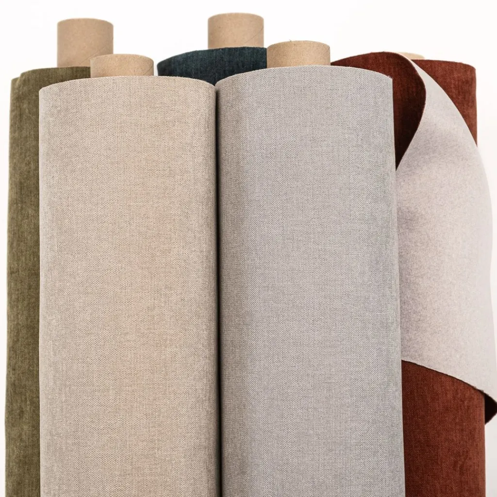 Enfärgade Möbeltyger<Nordisk Textil Flow silver möbeltyg – Mjuk & slitstark chenille