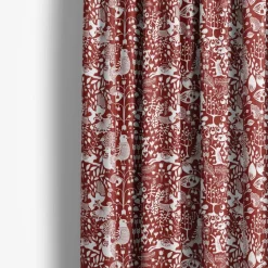 Gardintyger Mönstrade|Arvidssons Textil<Arvidssons textil Fýri röd tyg