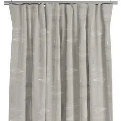 Gardiner Mönstrade<Arvidssons textil Frostblad Beige – Gardin med stilrent bladmotiv