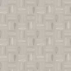 Gardintyger Mönstrade|Arvidssons Textil<Arvidssons textil Frostblad beige tyg – metervara med bladmotiv
