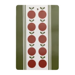 Brickor|Jul I Köket<Almedahls Frukt och kaka, uppläggningsbräda, rödgrön, 30x20cm