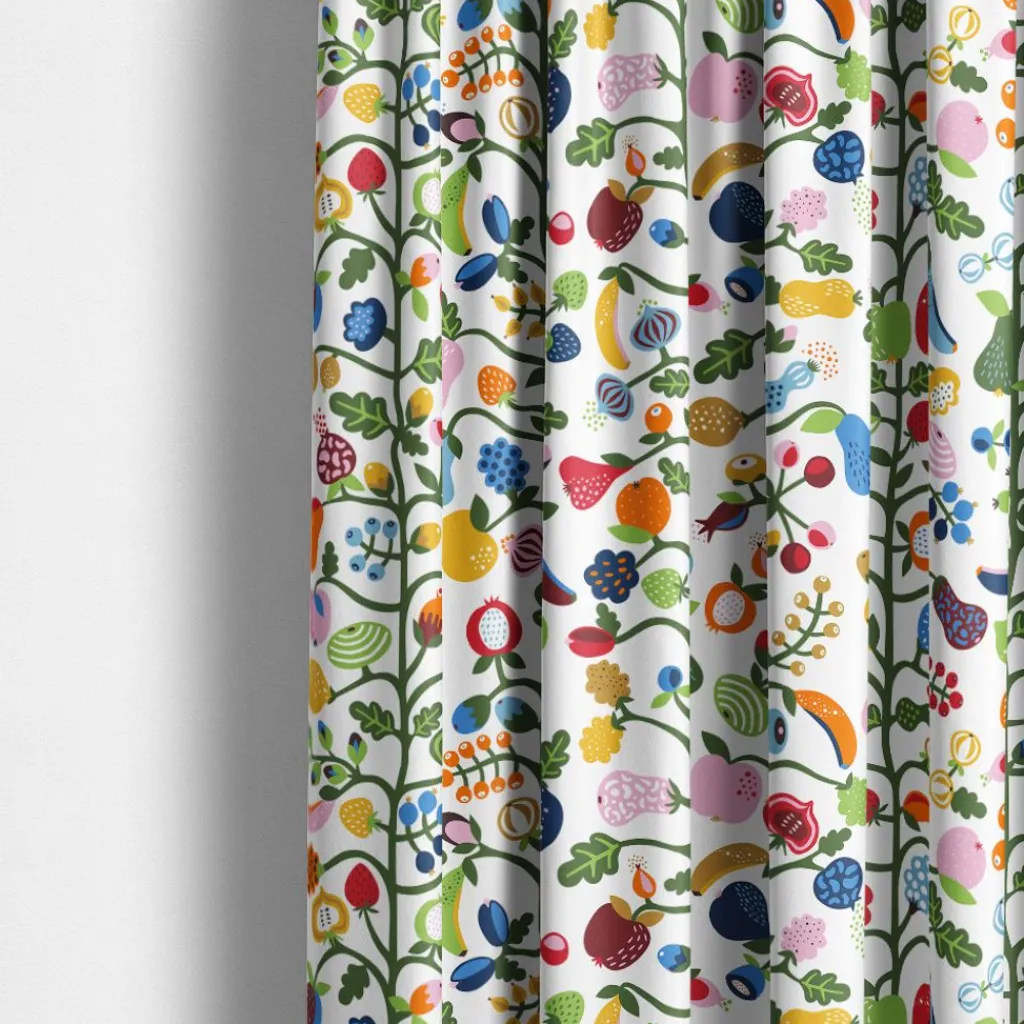 Gardiner Mönstrade<Arvidssons textil Fruktträd multi gardiner