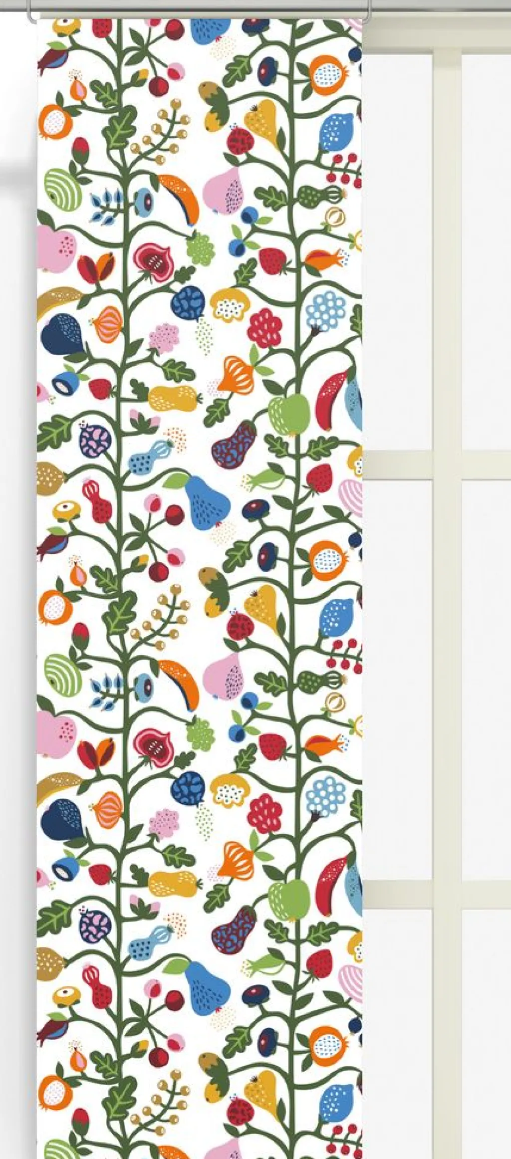 Panelgardiner<Arvidssons textil Fruktträd panelgardiner