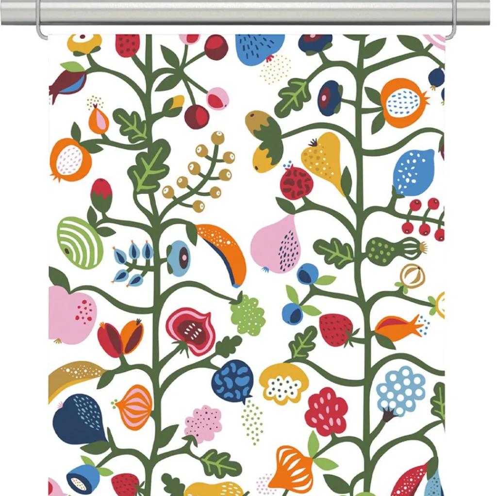 Panelgardiner<Arvidssons textil Fruktträd panelgardiner