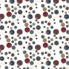 Gardintyger Mönstrade|Arvidssons Textil<Arvidssons textil Frö vit-vinröd tyg