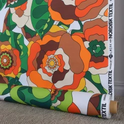 Gardintyger Mönstrade<Nordisk Textil Funkygarden tyg