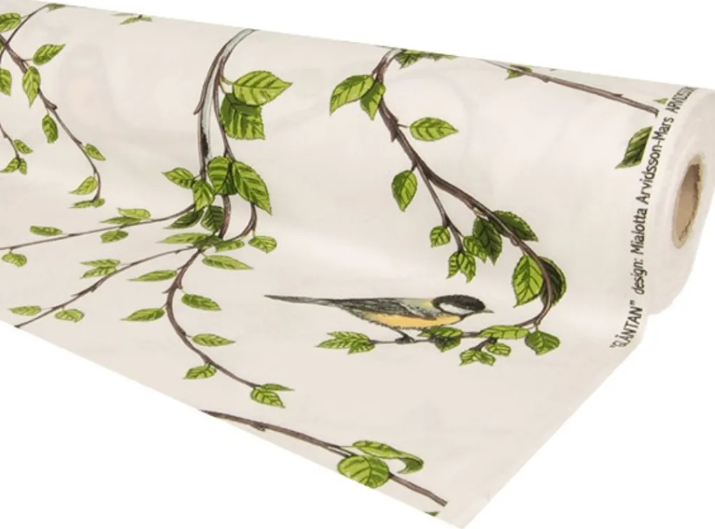 Gardintyger Mönstrade|Arvidssons Textil<Arvidssons textil Gläntan grön tyg