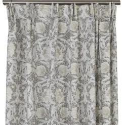 Gardiner Mönstrade<Nordisk Textil Grace beige gardiner - Klassisk blommig Arts and Crafts design