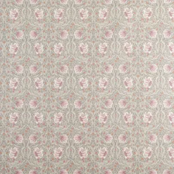 Arts & Crafts Tyger|Gardintyger Mönstrade<Nordisk Textil Grace dimmgrön tyg - Klassisk blommig Arts and Crafts design