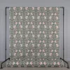 Arts & Crafts Tyger|Gardintyger Mönstrade< Grace svart tyg - Klassisk blommig Arts and Crafts design