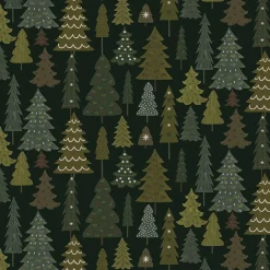 Gardintyger Mönstrade|Arvidssons Textil<Arvidssons textil Granby mörkgrön-grön tyg