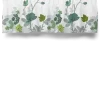 Gardinkappor Mönstrade|Rea Gardiner<Arvidssons textil Grandiflora grön gardinkappa metervara