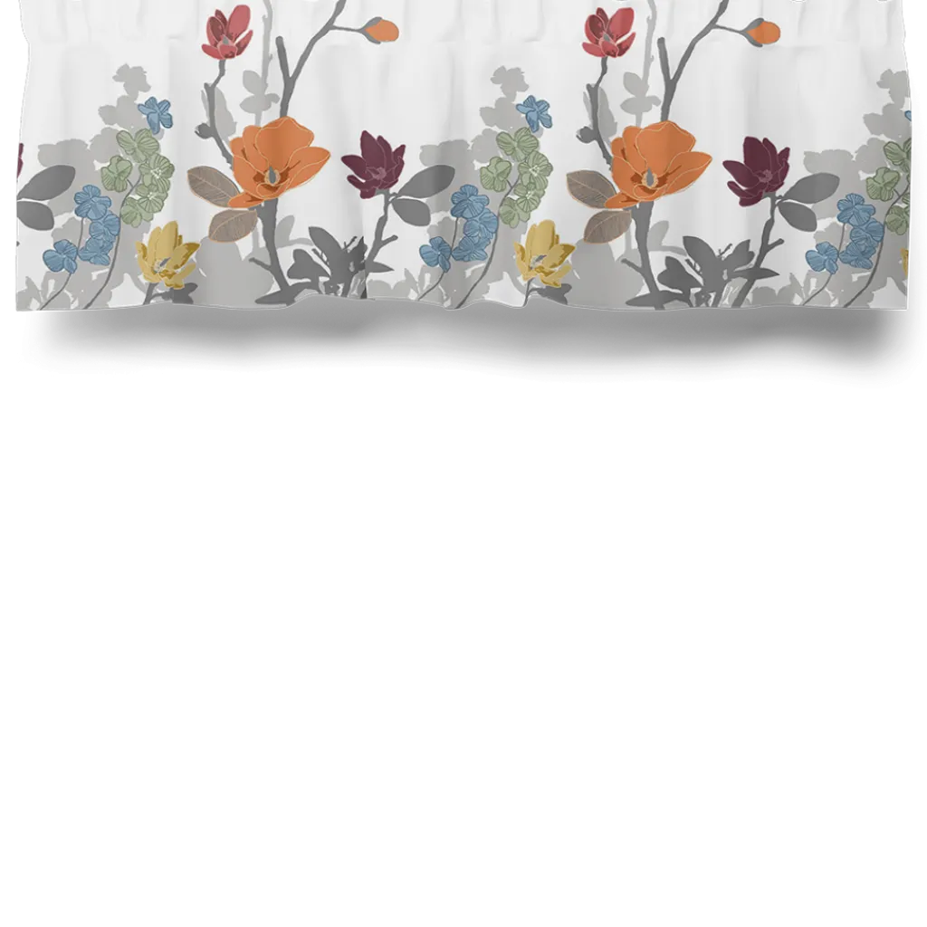 Gardinkappor Mönstrade<Arvidssons textil Grandiflora multi gardinkappa metervara