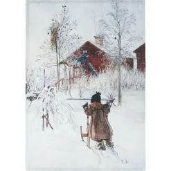 Kökshandduk|Jul I Köket<Svanefors Gården kökshandduk - Carl Larsson