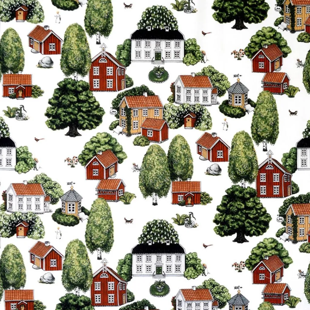 Gardintyger Mönstrade|Arvidssons Textil<Arvidssons textil Grönkulla grön