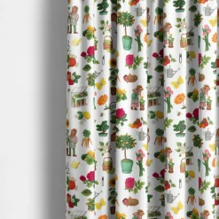 Gardintyger Mönstrade|Arvidssons Textil<Arvidssons textil Gräv & Gro multi - lekfullt tyg med trädgårdsmotiv