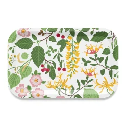Brickor<Arvidssons textil Haga multi blommig bricka