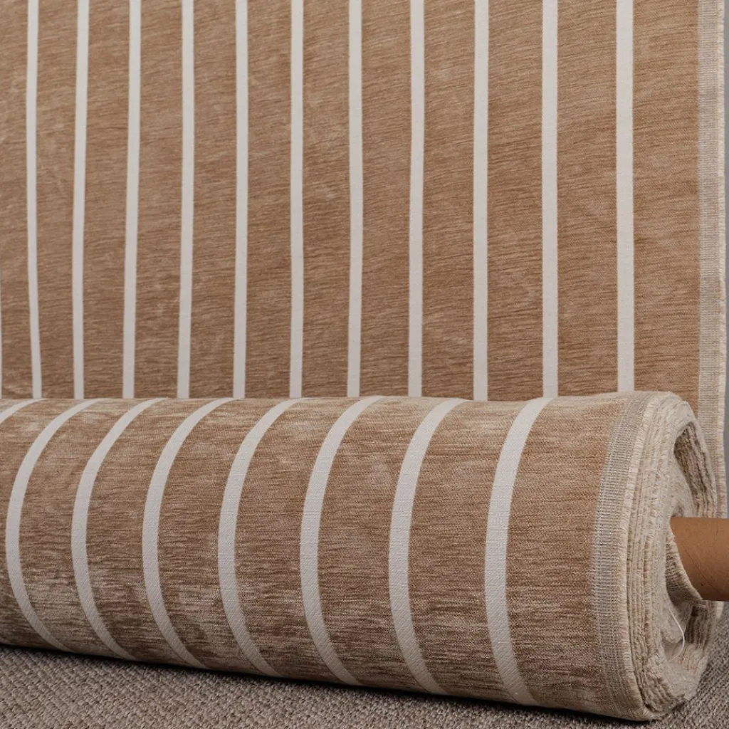 Mönstrade Möbeltyger<Nordisk Textil Halle beige möbeltyg