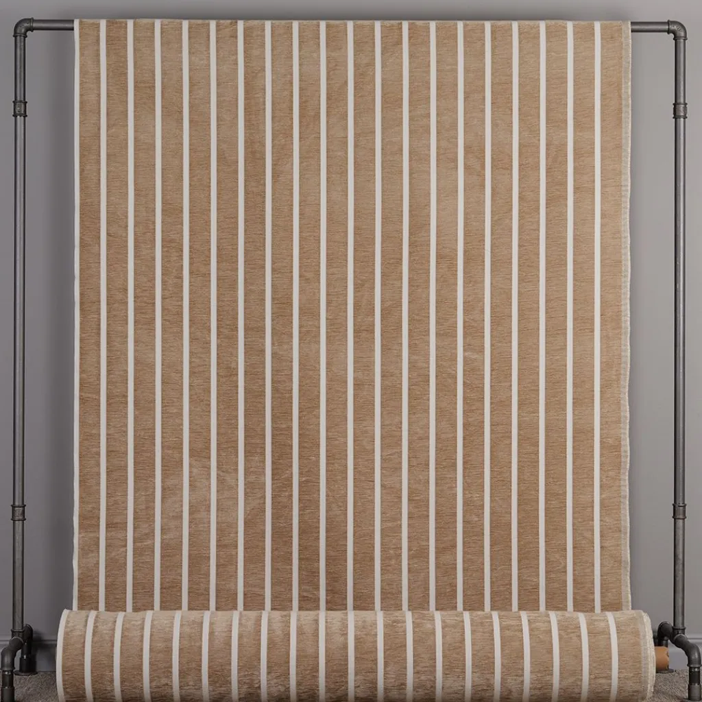Mönstrade Möbeltyger<Nordisk Textil Halle beige möbeltyg