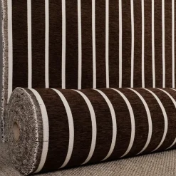 Mönstrade Möbeltyger<Nordisk Textil Halle mörkbrun möbeltyg