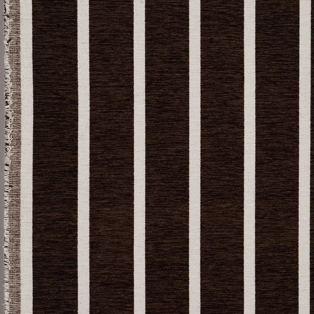 Mönstrade Möbeltyger<Nordisk Textil Halle mörkbrun möbeltyg
