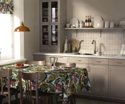 Bordsduk<Nordisk Textil Happy Fauna bordsduk