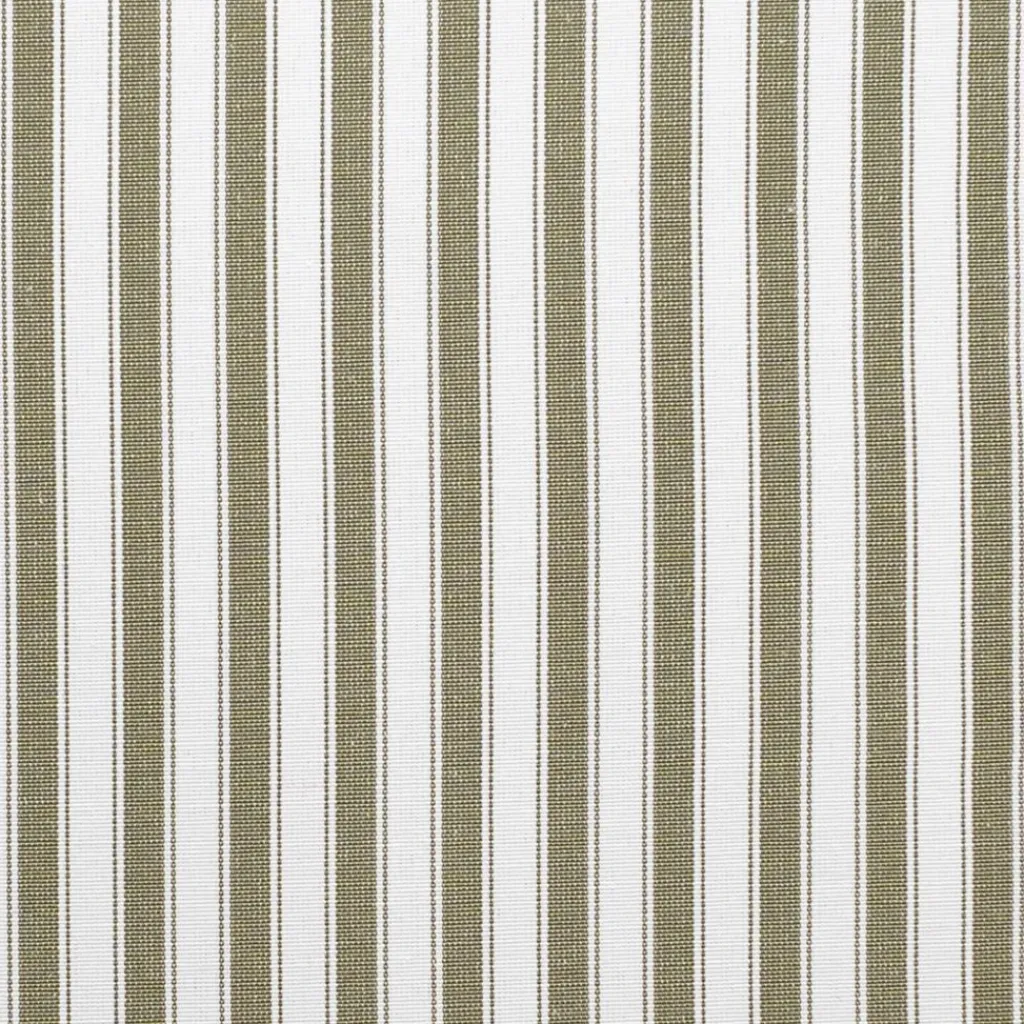 Randiga Möbeltyger|Rutor & Ränder<Nordisk Textil Harlow grön-vit randigt tyg