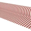 Randiga Möbeltyger|Rutor & Ränder<Nordisk Textil Harlow röd-vit randigt tyg