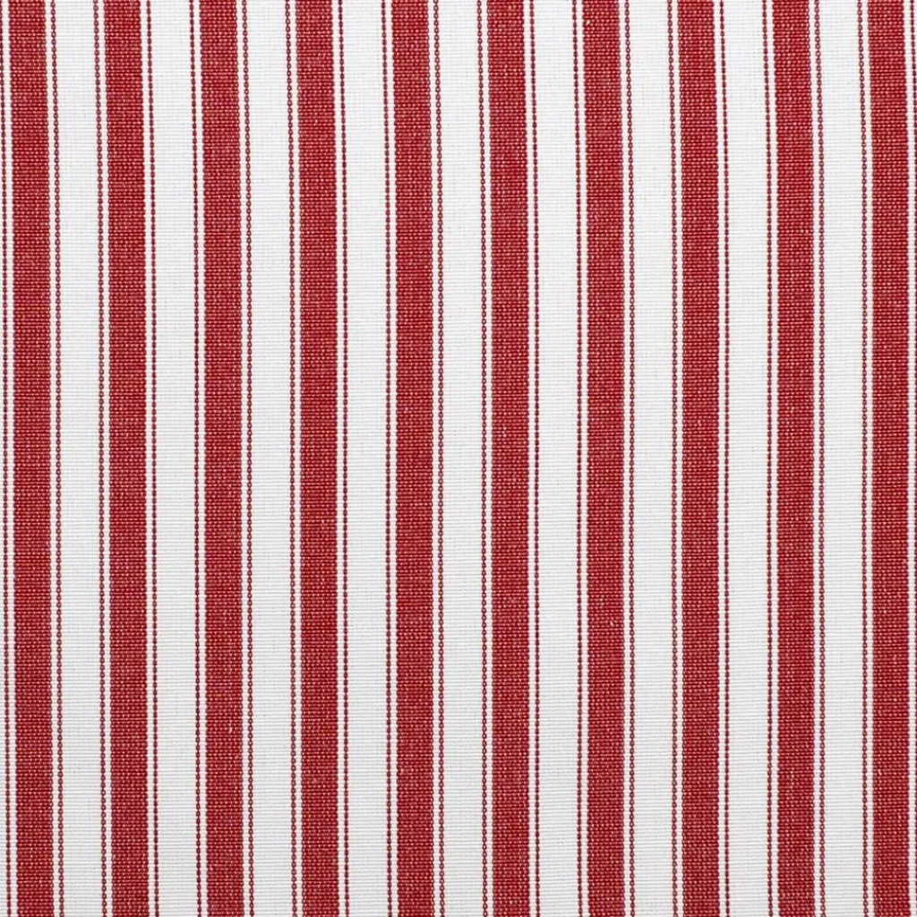 Randiga Möbeltyger|Rutor & Ränder<Nordisk Textil Harlow röd-vit randigt tyg