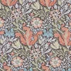 Arts & Crafts Tyger|Gardintyger Mönstrade<Nordisk Textil Harmony grön-brun tyg