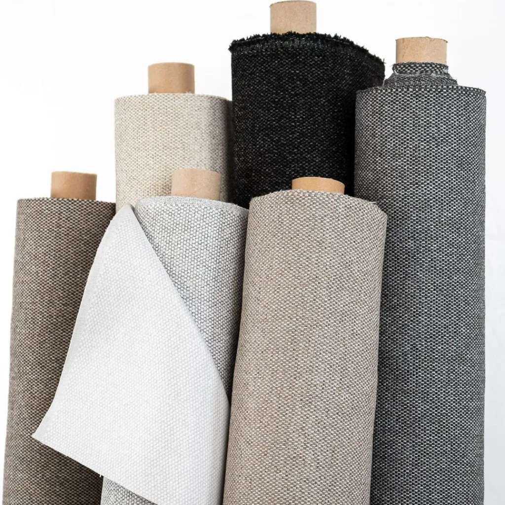 Enfärgade Möbeltyger<Nordisk Textil Harmony Silver Möbeltyg – Stilrent och Slitstarkt