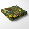 Bordsduk<Arvidssons textil Hedemora grön blommig bordsduk